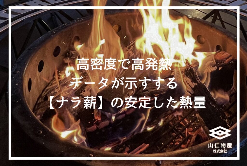 焚火で燃える薪