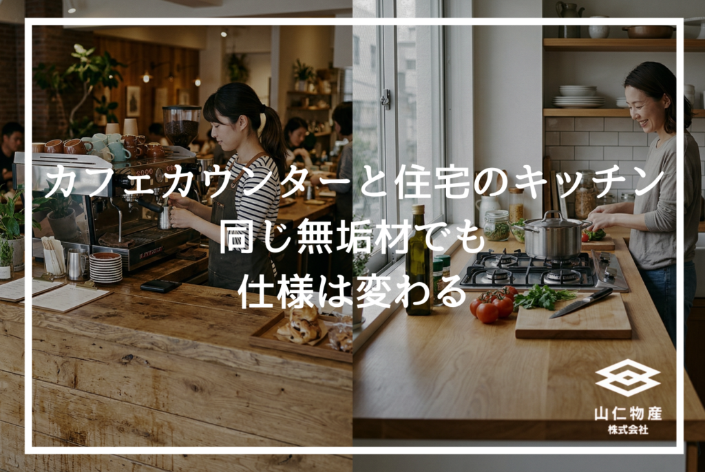 無垢材カウンター|木材・天板の種類と塗装を設計者が語れる選び方