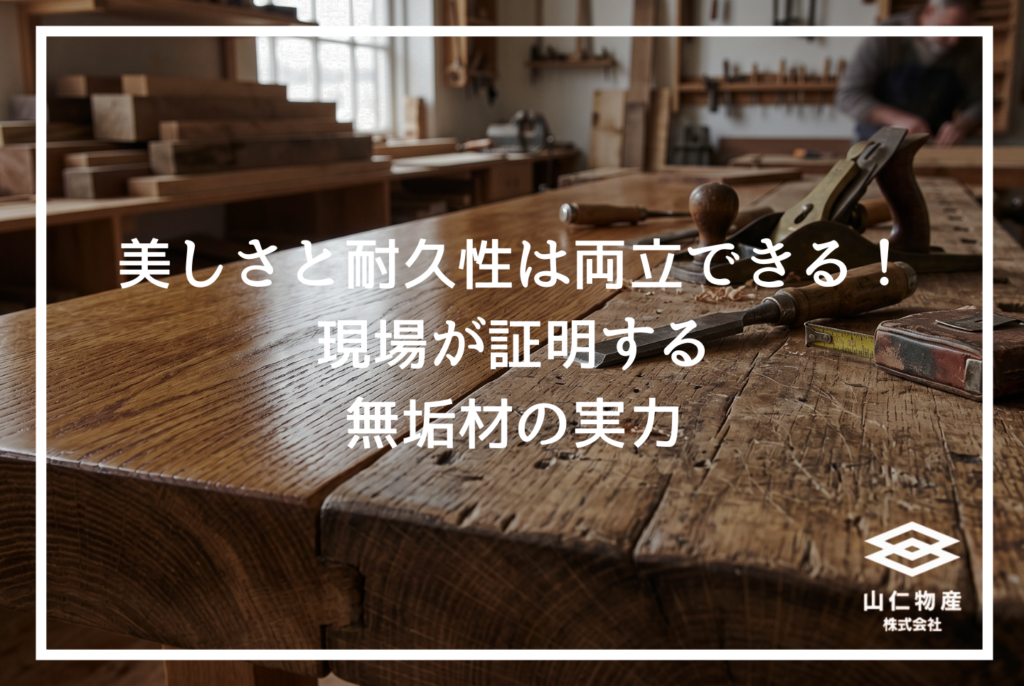 無垢材キッチンは条件次第で使える｜後悔しない部位・樹種・仕上げの選び方
