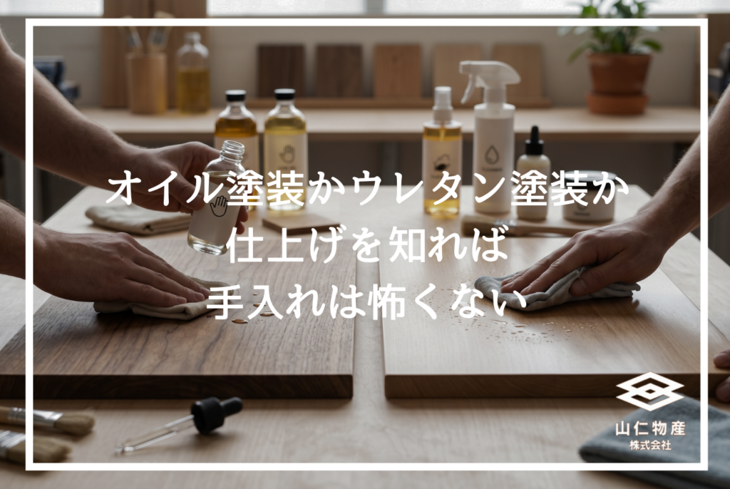 無垢材キッチンは条件次第で使える｜後悔しない部位・樹種・仕上げの選び方