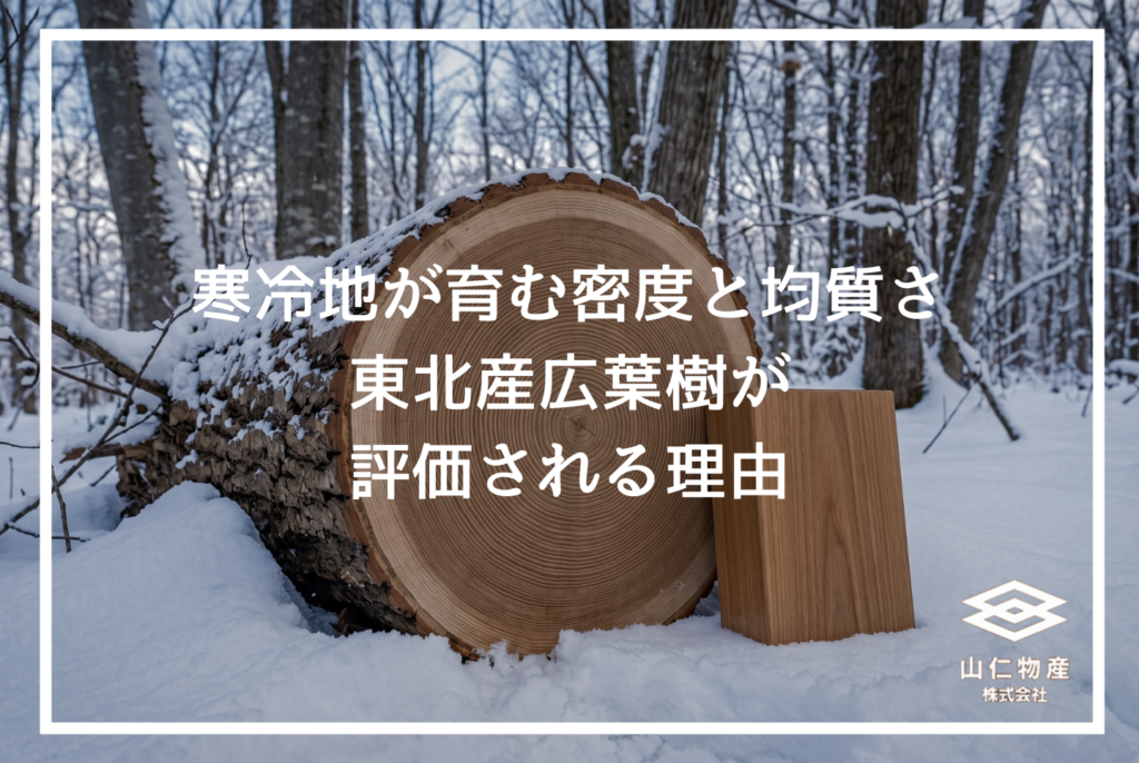 木材の広葉樹とは？針葉樹との違いと樹種別の使い分けを解説
