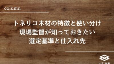 トネリコ木材の特徴と使い分け｜現場監督が知っておきたい選定基準と仕入れ先