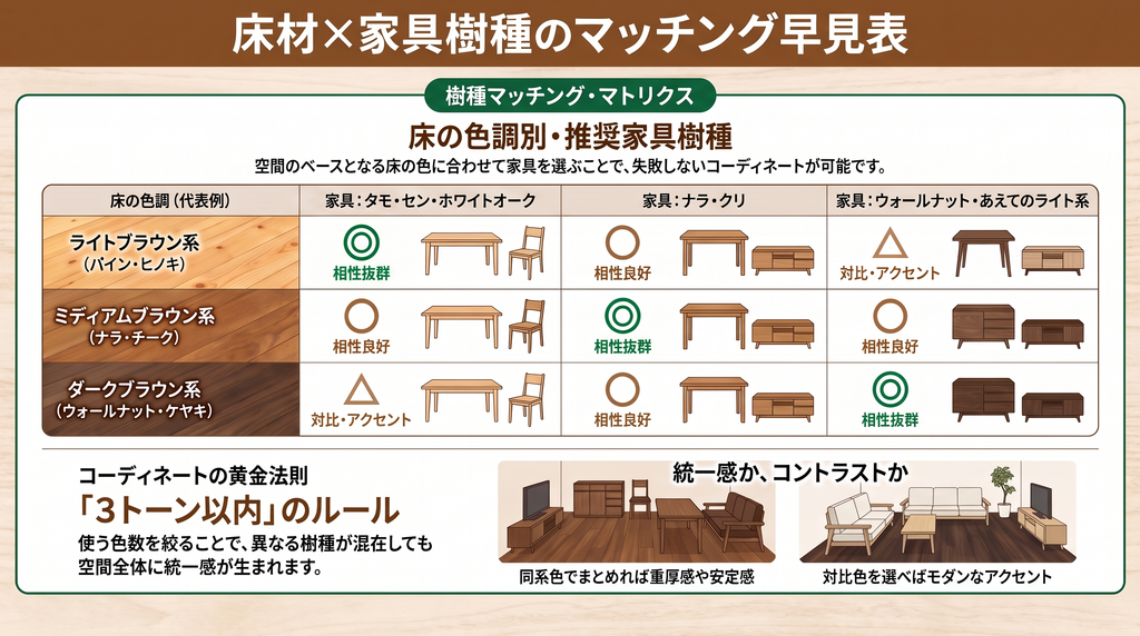 無垢材家具の選び方|失敗しない樹種・乾燥管理・提案の全知識