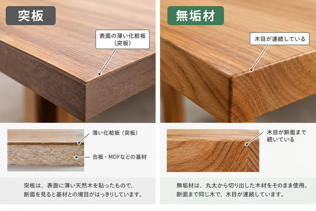 無垢材家具の選び方|失敗しない樹種・乾燥管理・提案の全知識